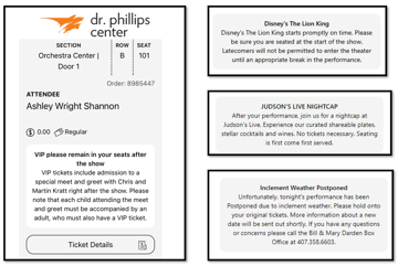 Dr Phillips Center_cotnent blocks in ticket example
