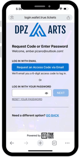 Password-less login screenshot in iphone frame-1-1 Password-less login screenshot in iphone frame-1-1