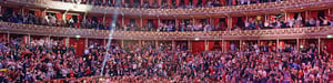 royal albert hall crowd interior seats full
